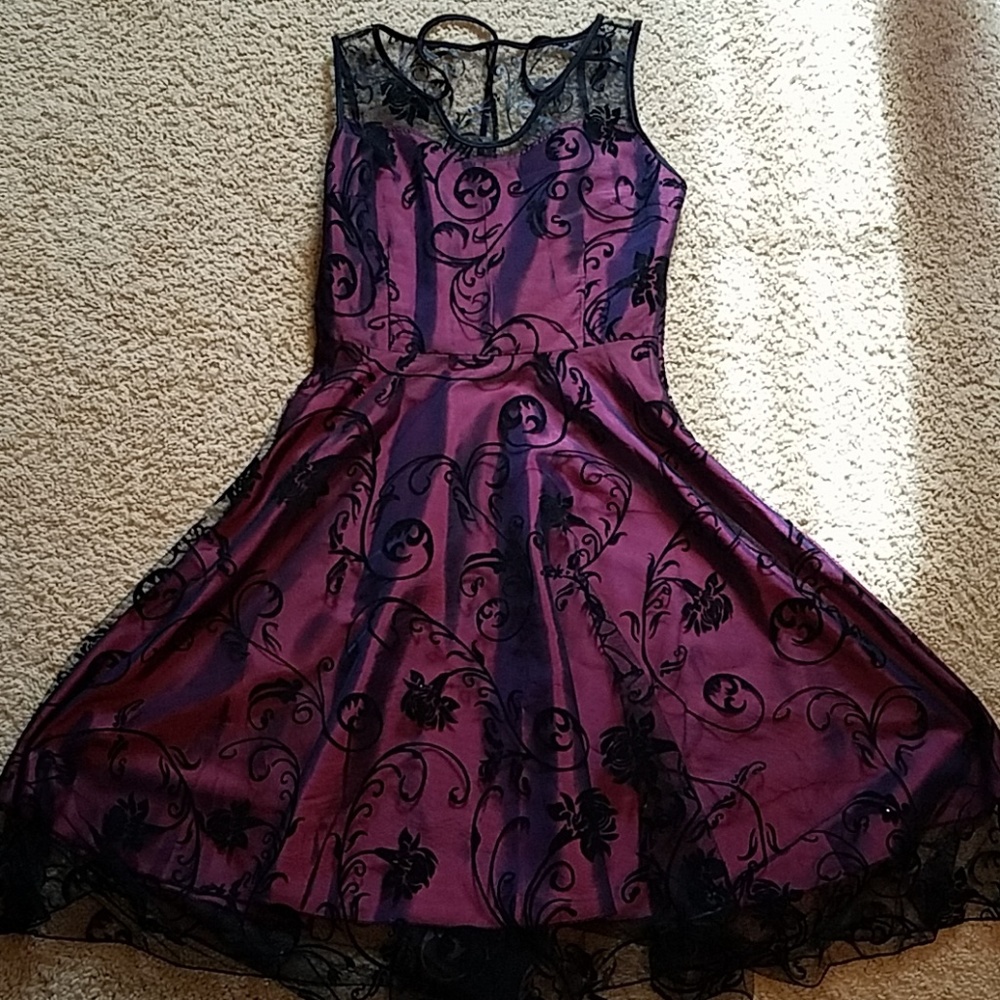 Purple dress